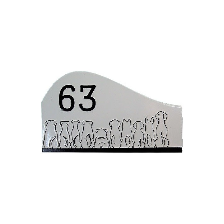 Numéro de maison – modèle 1