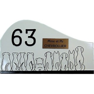 Numéro de maison – NUM1-HIB-cre/noi