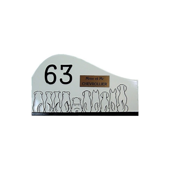 Numéro de maison – modèle 1