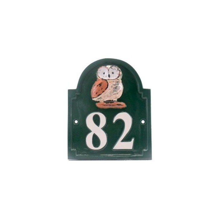 Belle plaque  Numéro de maison – modèle NUM1 en aluminium,personnalisable, faites main de  Fonderie déco