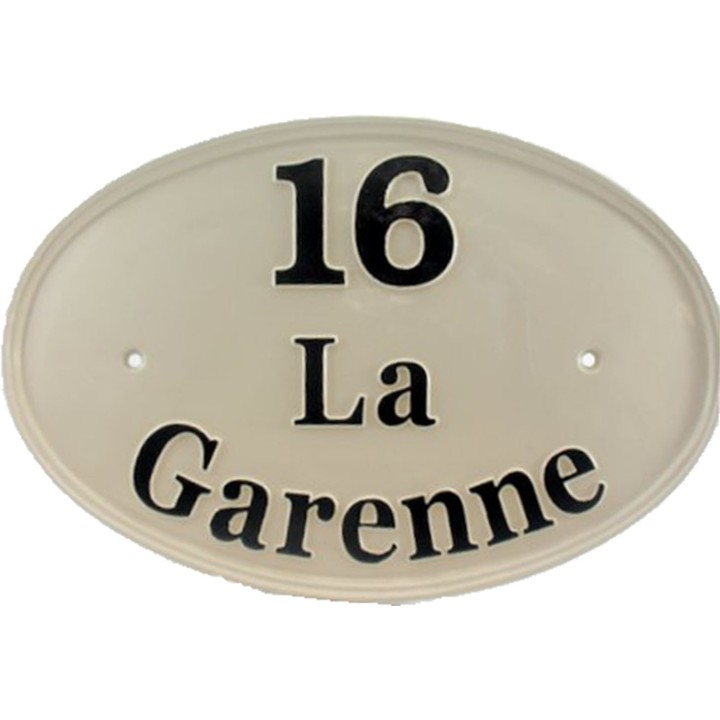 Plaques personnalisées – modèle NOM1