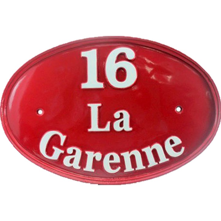 Plaques personnalisées – modèle NOM1