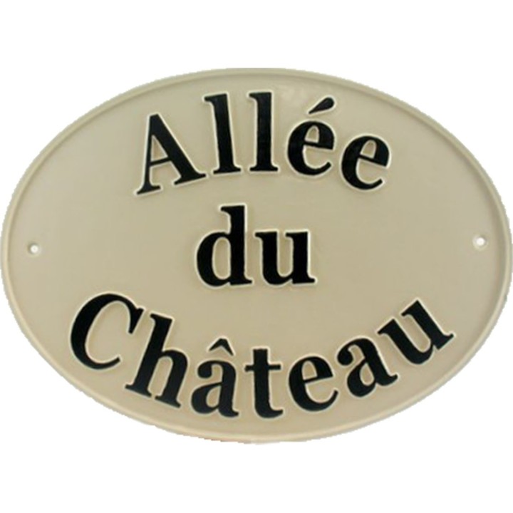 Plaque  de Maison – Modèle NOM2