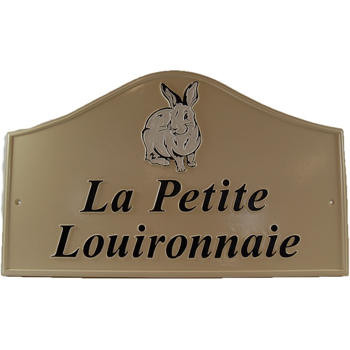 Plaque  de Maison – Modèle NOM4